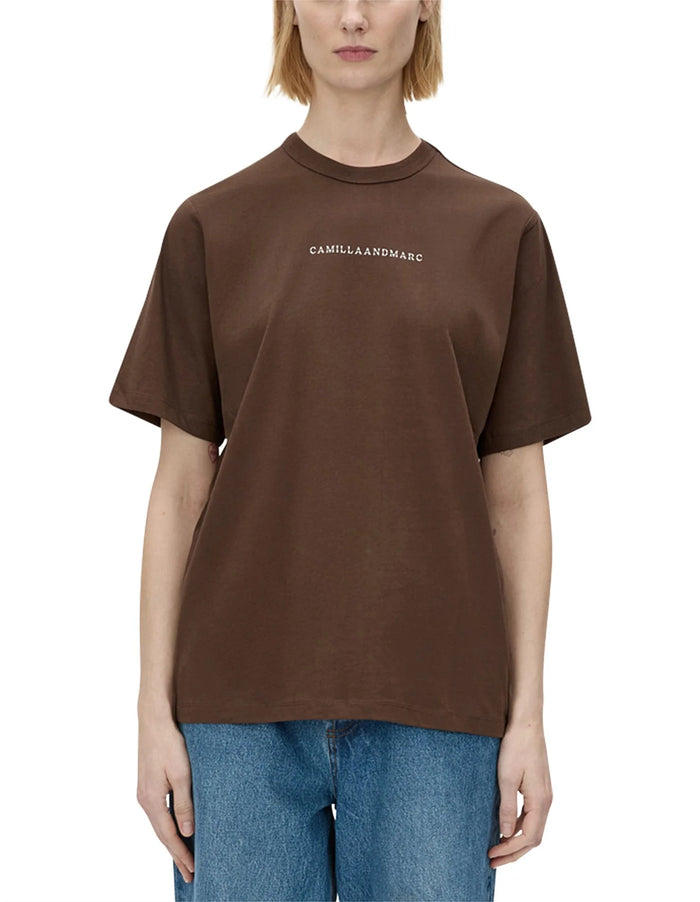 Camilla and Marc - Suvero Logo Tee -  Chocolate