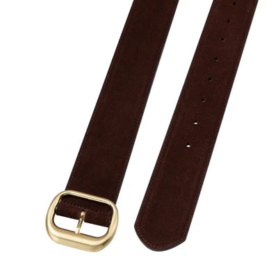 Sancia - The Salerno Belt - Espresso Suede