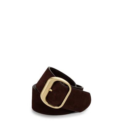 Sancia - The Salerno Belt - Espresso Suede