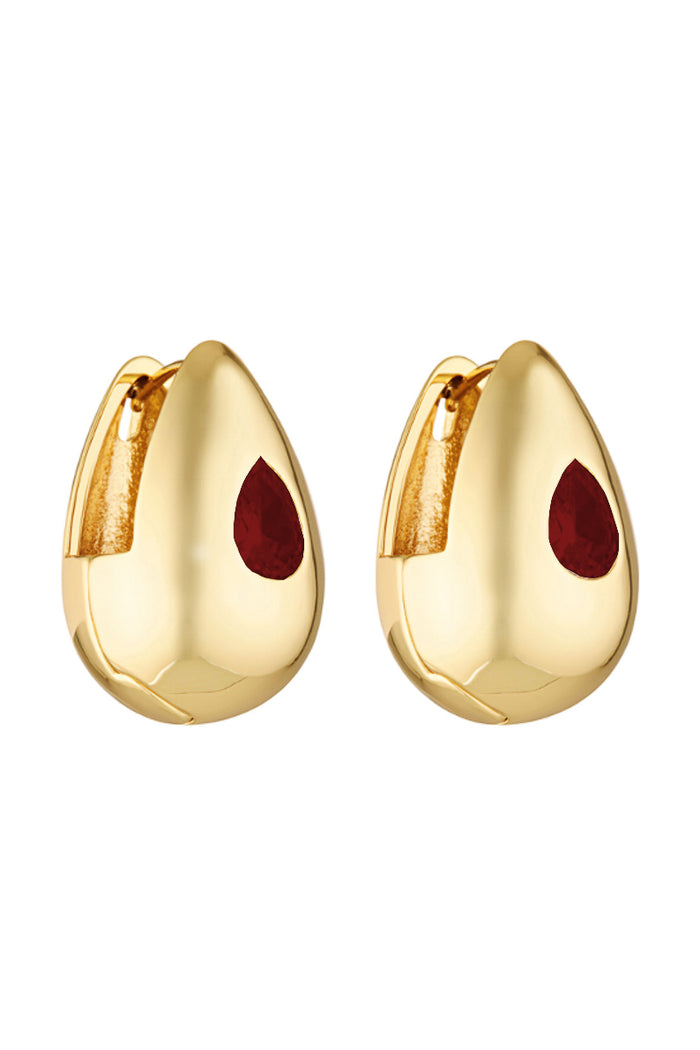 Porter - Heritage Earrings - Garnet
