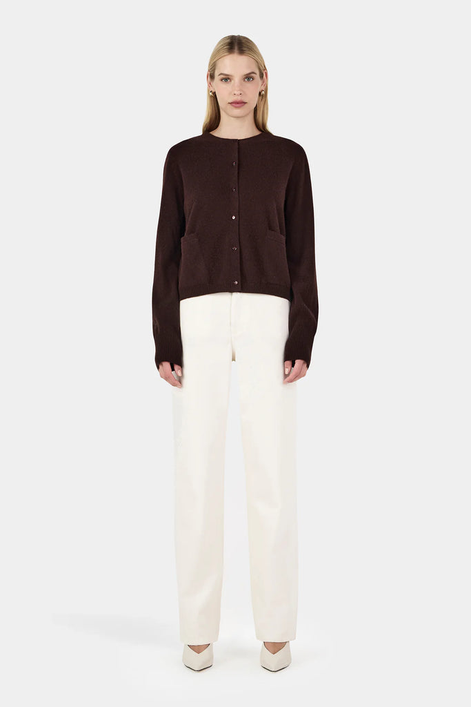 Hansen & Gretel - Dolly Cashmere Cardigan - Cognac