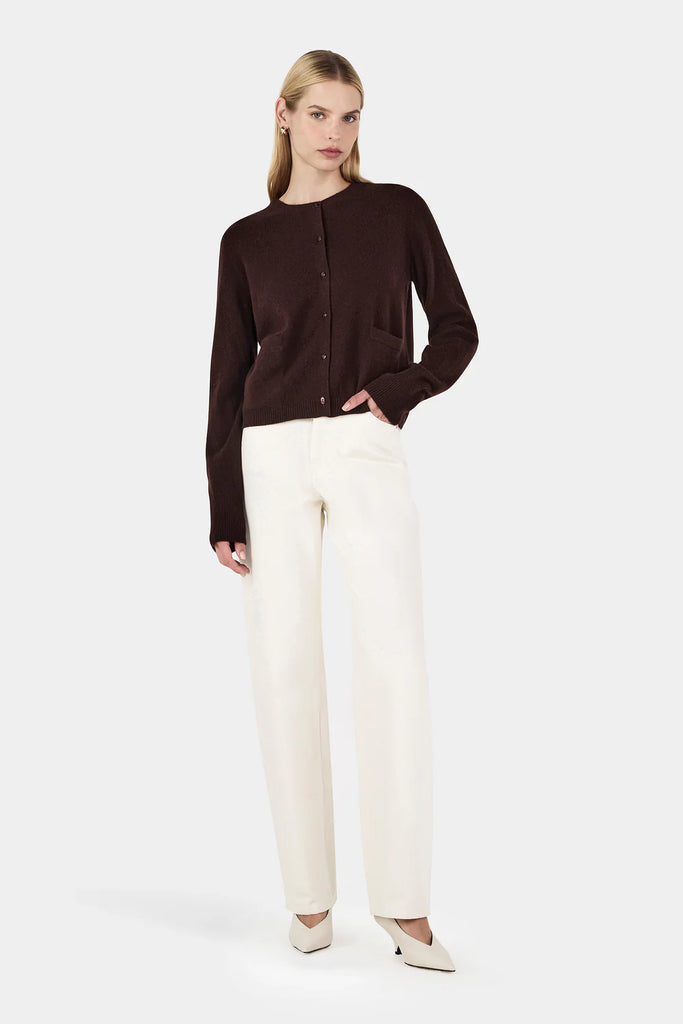 Hansen & Gretel - Dolly Cashmere Cardigan - Cognac