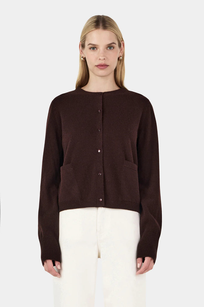 Hansen & Gretel - Dolly Cashmere Cardigan - Cognac