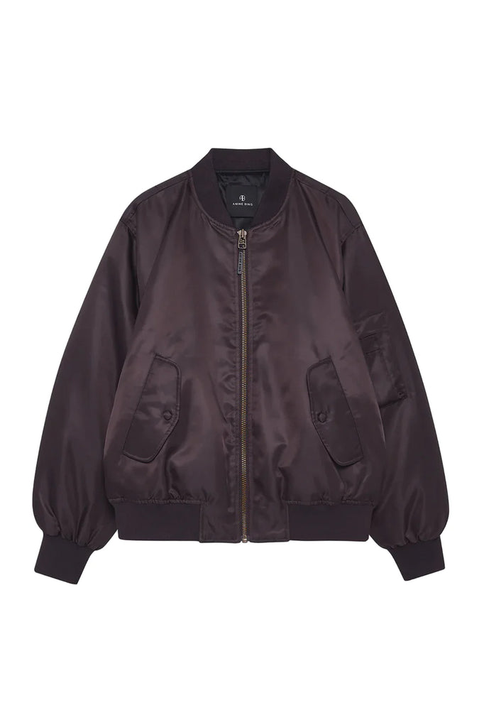 Anine Bing - LEON BOMBER - DEEP BROWN