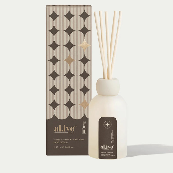 Alive - Vanilla Cream & Tonka Bean Reed Diffuser