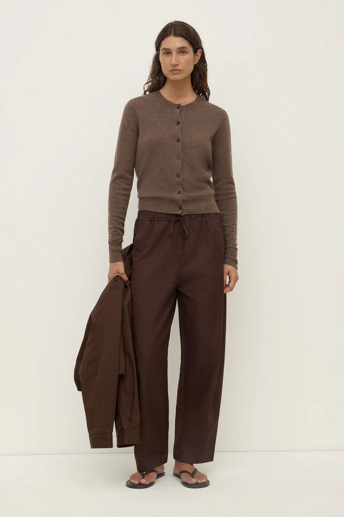 Assembly -  Benny Knit Cardigan - Cocoa Marle