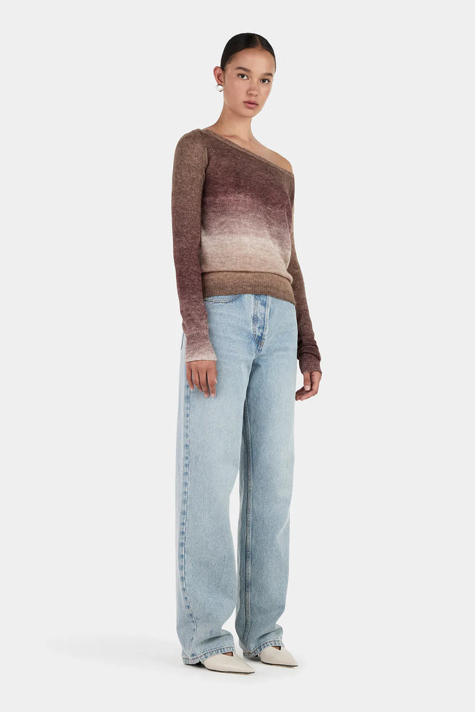 Hansen & Gretel  - Emmy Knit Top - Mocha Marle