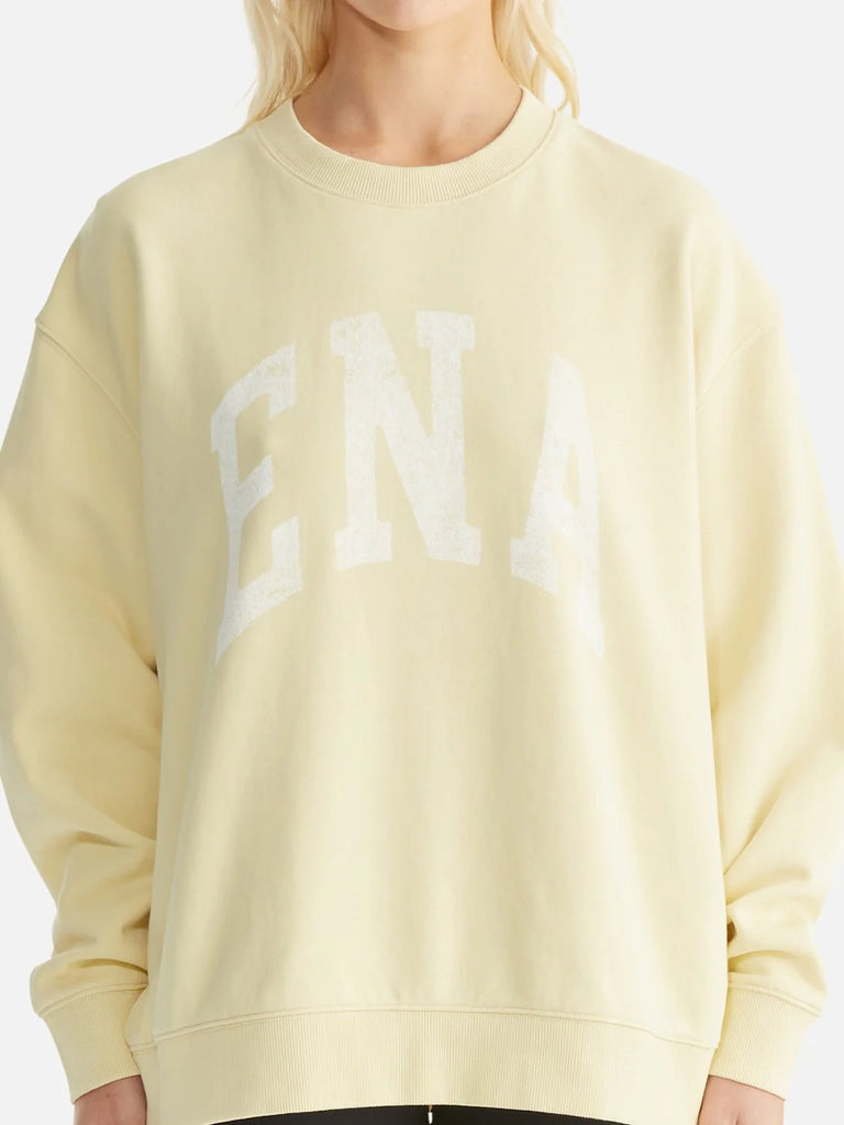 Ena Pelly - Lilly Oversized Sweater College - Butter