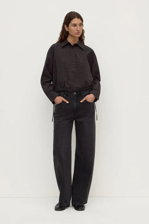 Assembly Label - Eddie Check Shirt - Brown/Black