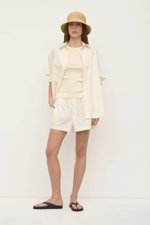 Assembly Label - Everyday Poplin Short - Butter