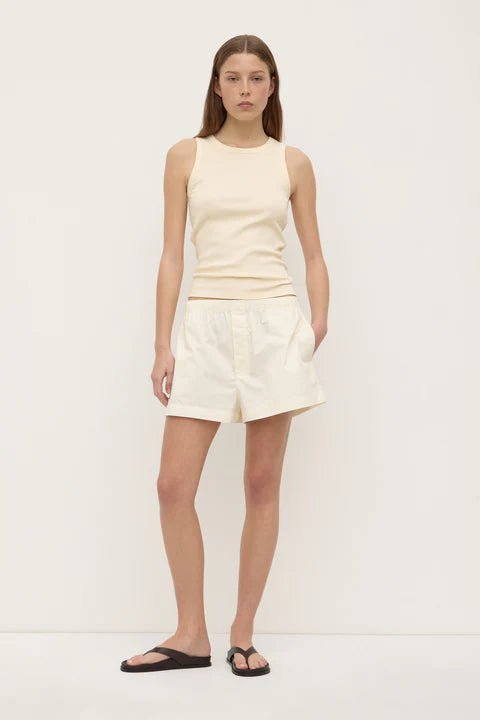 Assembly Label - Everyday Poplin Short - Butter