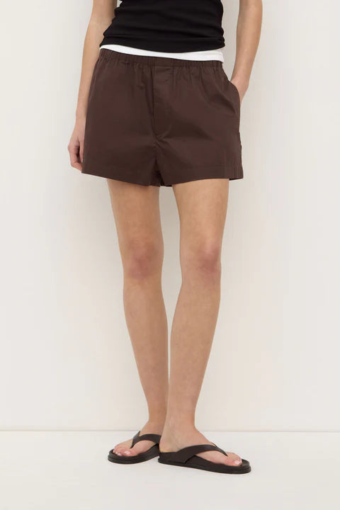 Assembly - Everyday Poplin Short - Ganache