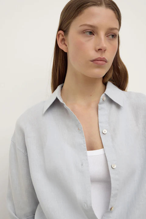 Assembly Label - Everyday Linen LS Shirt - Cloud