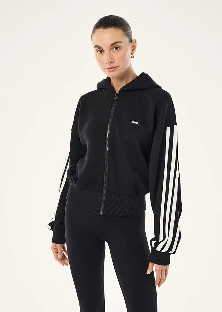 P.E Nation - Flip Side Zip Thru Hoodie - Black
