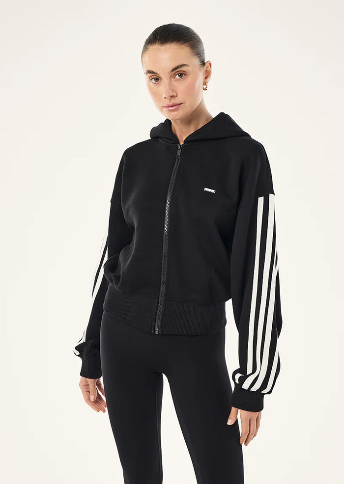 P.E Nation - Flip Side Zip Thru Hoodie - Black