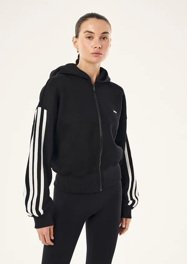 P.E Nation - Flip Side Zip Thru Hoodie - Black