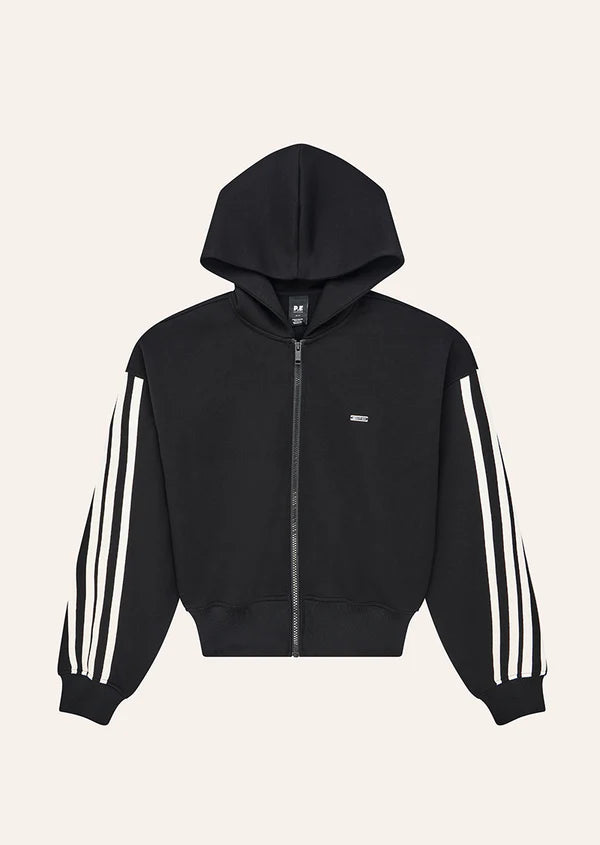 P.E Nation - Flip Side Zip Thru Hoodie - Black