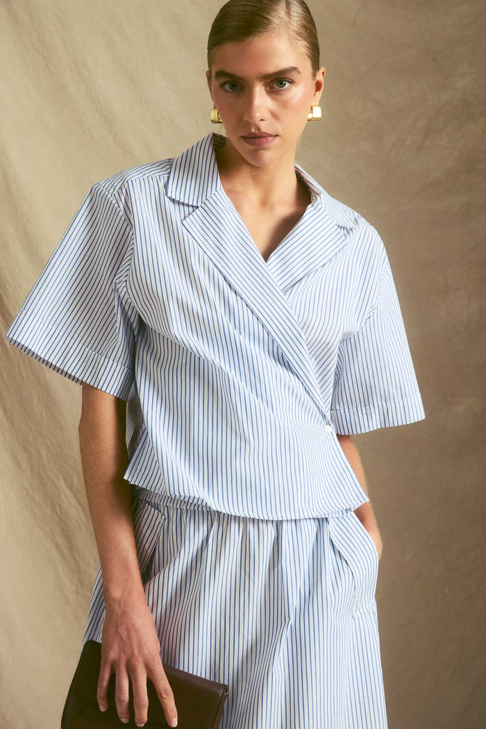 Viktoria & Woods- Zion Shirt- Maiden Stripe