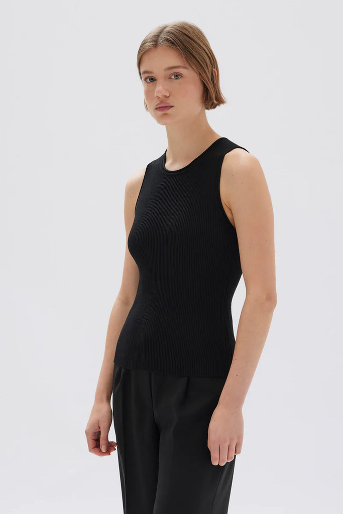Assembly - Faye Knit Tank - Black