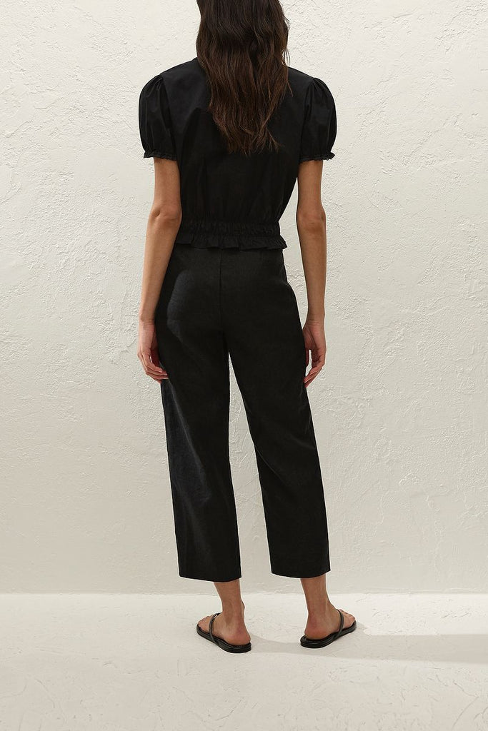 Faithfull The Brand - FIORA BLOUSE - FRESCO LACE BLACK