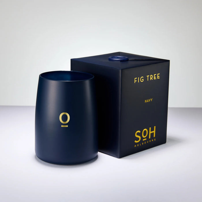 SOH Melbourne - Fig Tree - Navy Matte Glass