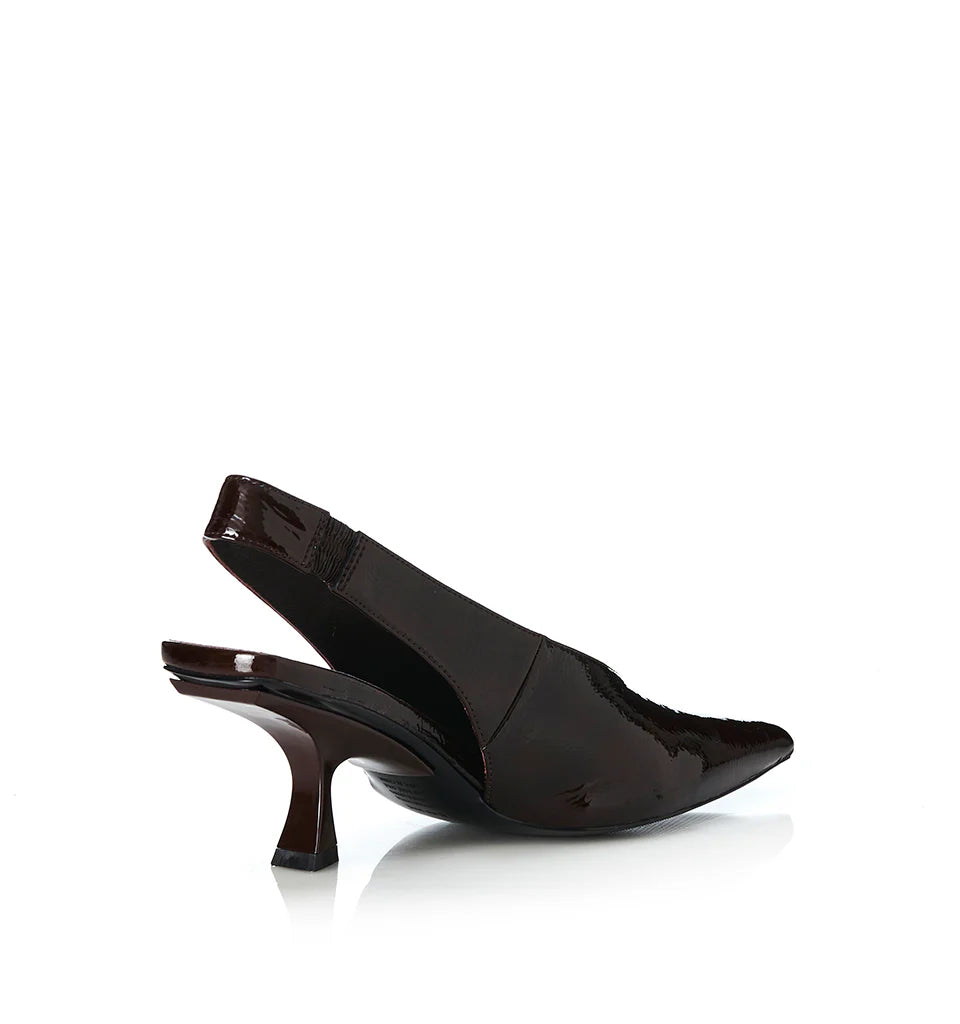Alias Mae-Frankie- Choc Crinkle- Patent