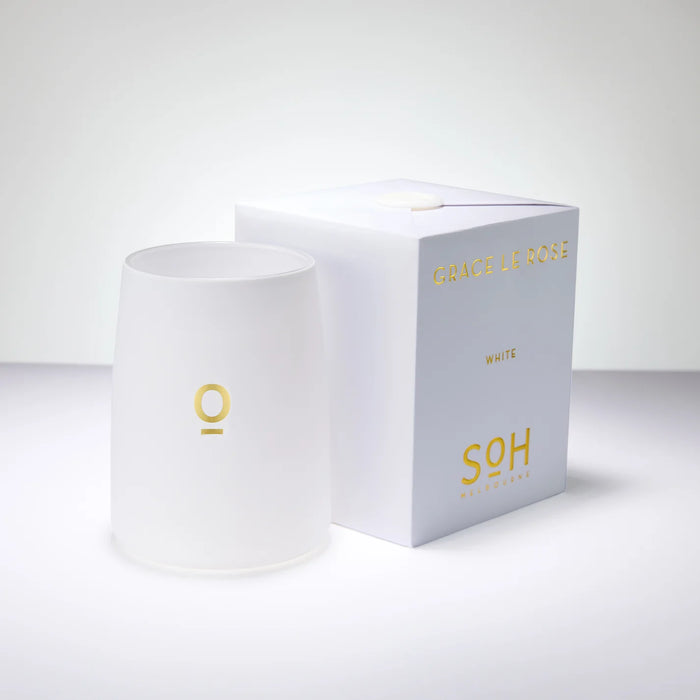 SOH Melbourne - Grace Le Rose - White Matte Glass