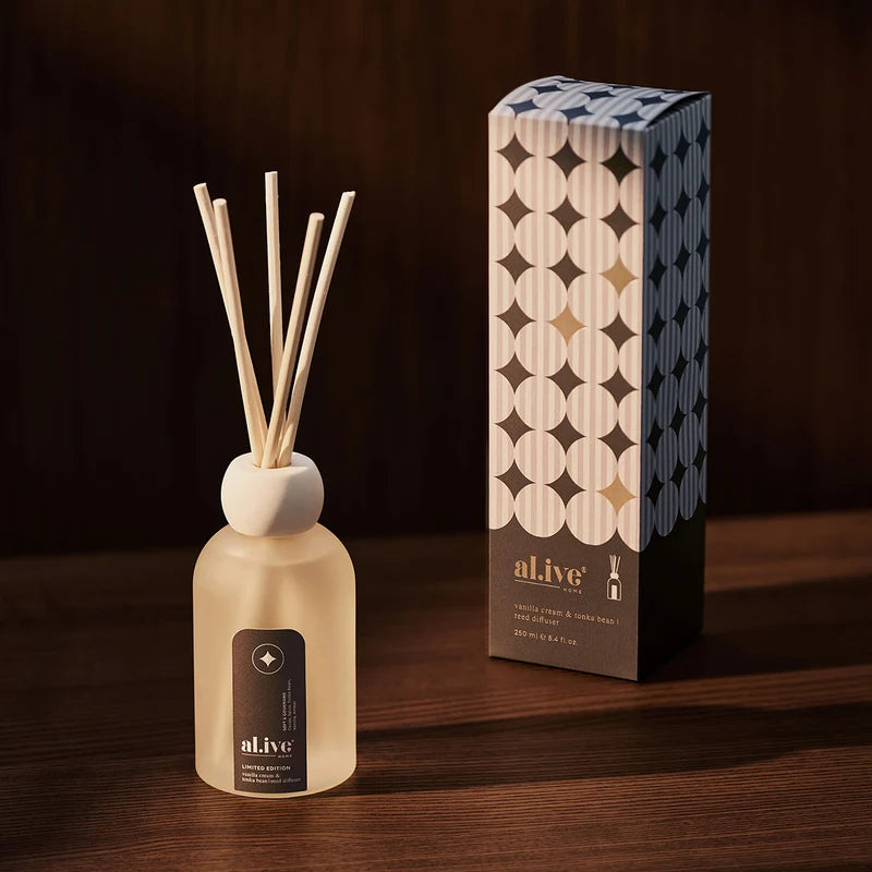 Alive - Vanilla Cream & Tonka Bean Reed Diffuser
