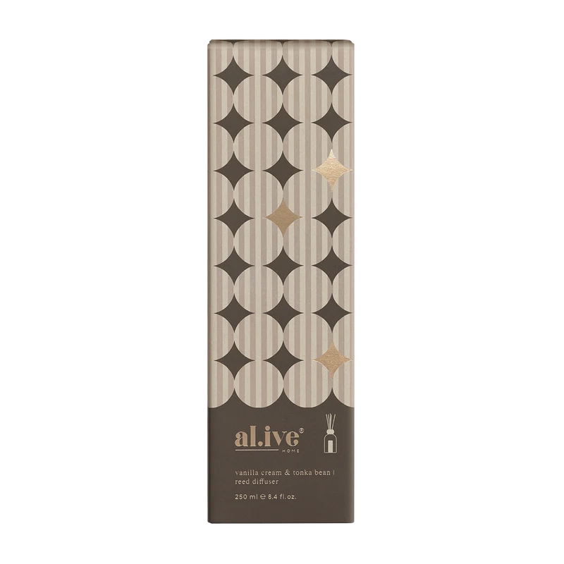 Alive - Vanilla Cream & Tonka Bean Reed Diffuser