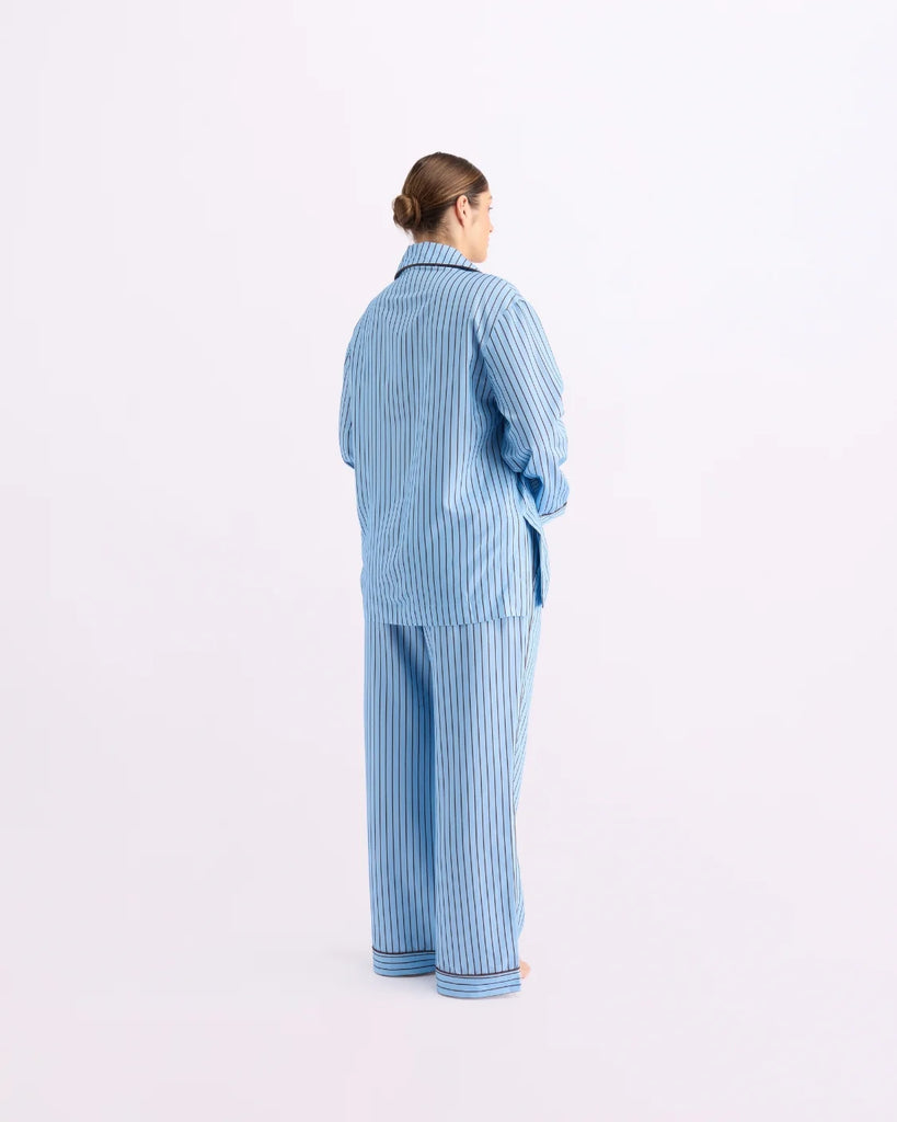 Hommey - Long Sleeve Shirt - Iced Chocolate Stripes