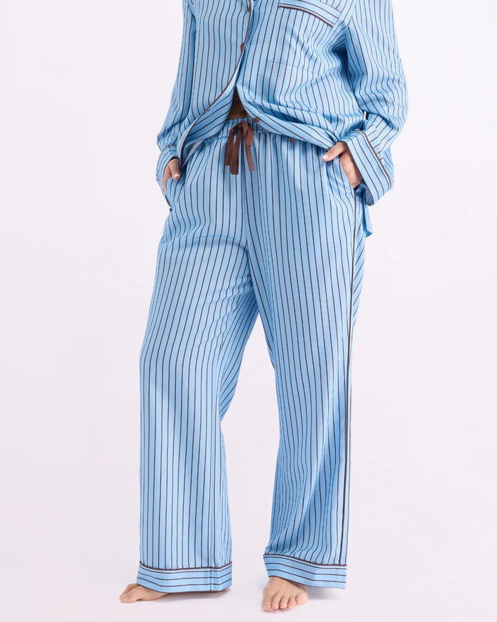 Hommey - Sleep Pant - Iced Chocolate Stripes