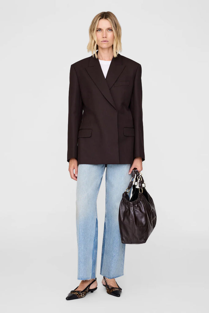 ANINE BING- ARETHA BLAZER - DEEP BROWN