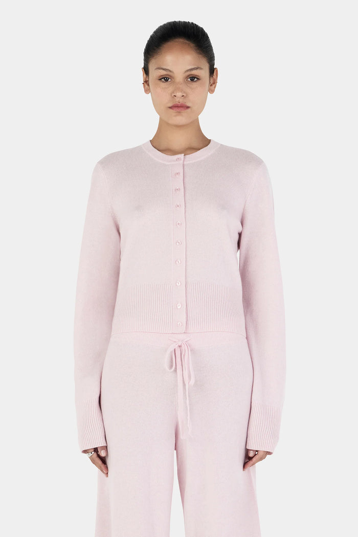 Hansen & Gretel - Lucielle Cashmere Cardigan - Blush