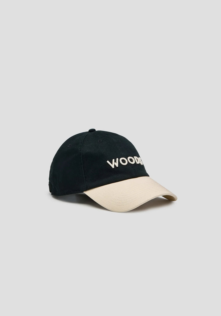 VIKTORIA & WOODS- WOODS CAP- BLACK/ECRU