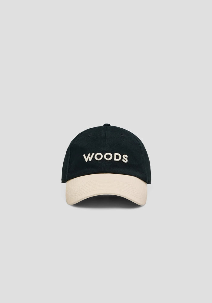 VIKTORIA & WOODS- WOODS CAP- BLACK/ECRU