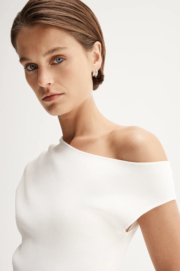Elka - Serena Knit Top - Ivory