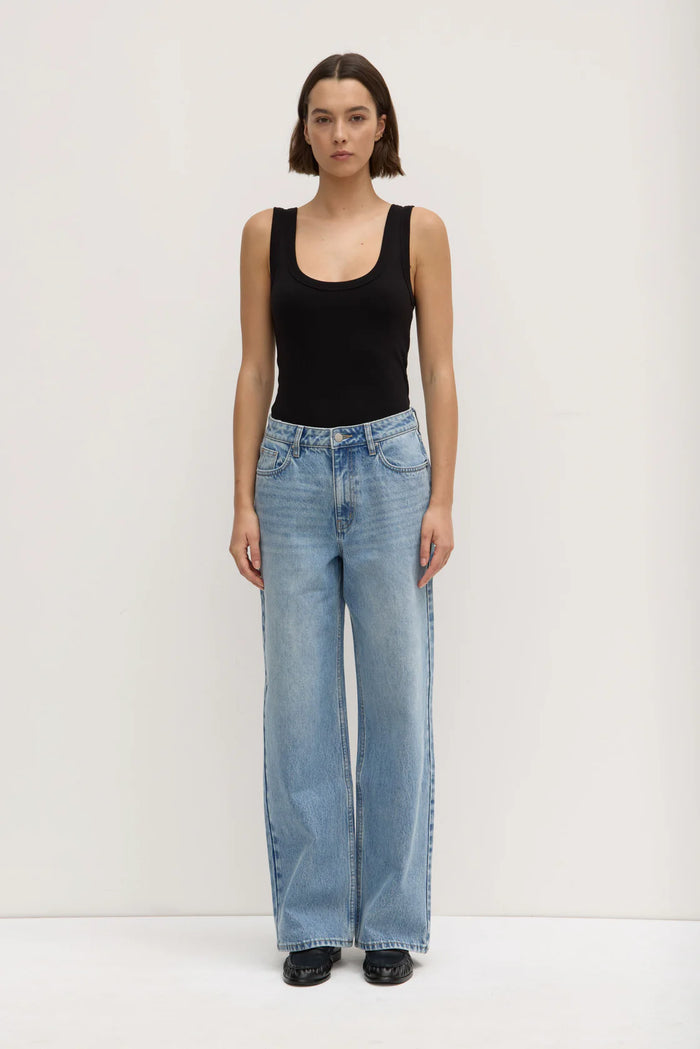 Assembly - Womens Relaxed Jean - Indigo Fade