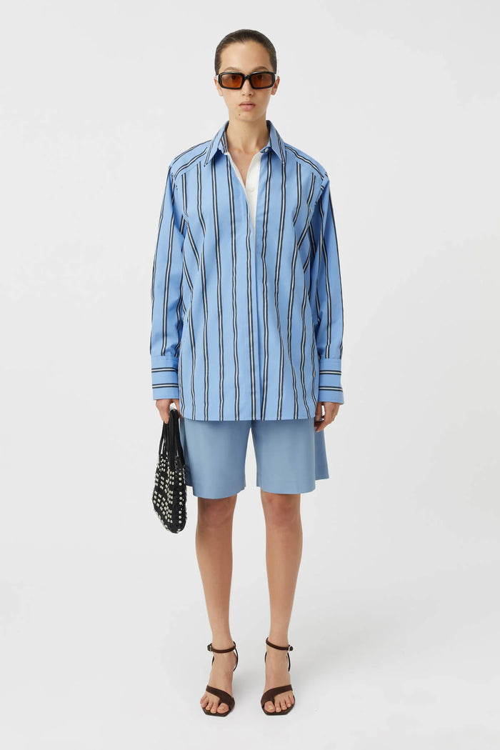 Camilla & Marc - Atoll Stripe Shirt - Cornflower STripe