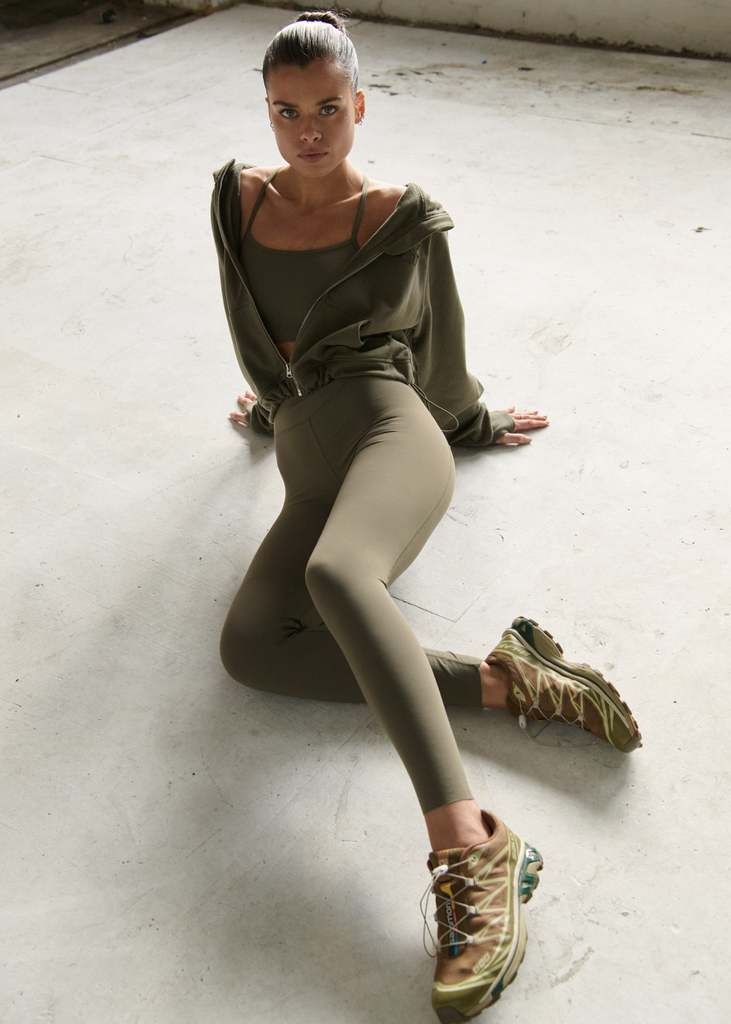 Pinky & Kamal- Synergy Legging- Khaki (Pre-Order)