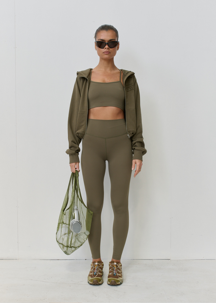 Pinky & Kamal- Synergy Legging- Khaki (Pre-Order)