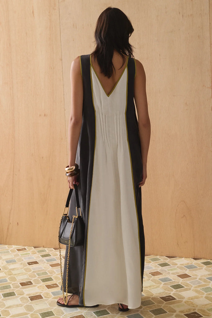 Sancia - The Azura Dress - Onyx/ Pearl