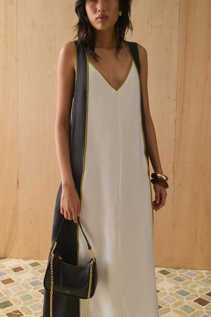 Sancia - The Azura Dress - Onyx/ Pearl