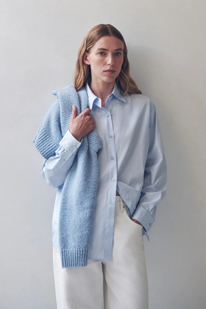 Assembly - Micha Poplin L/S Shirt - Powder Blue