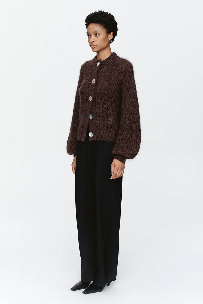 Marle- Cait Cardigan- Chocolate