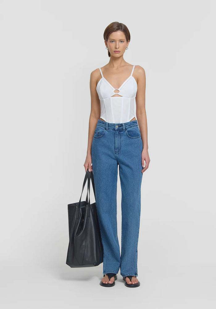 Viktoria & Woods - Cobain High Waisted Jean - Classic Blue