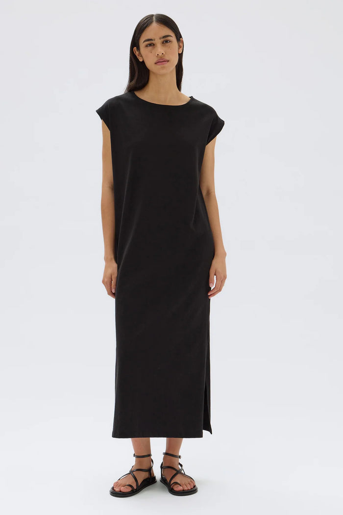 Assembly Label - Kahrissa Jersey Tank Dress - Black