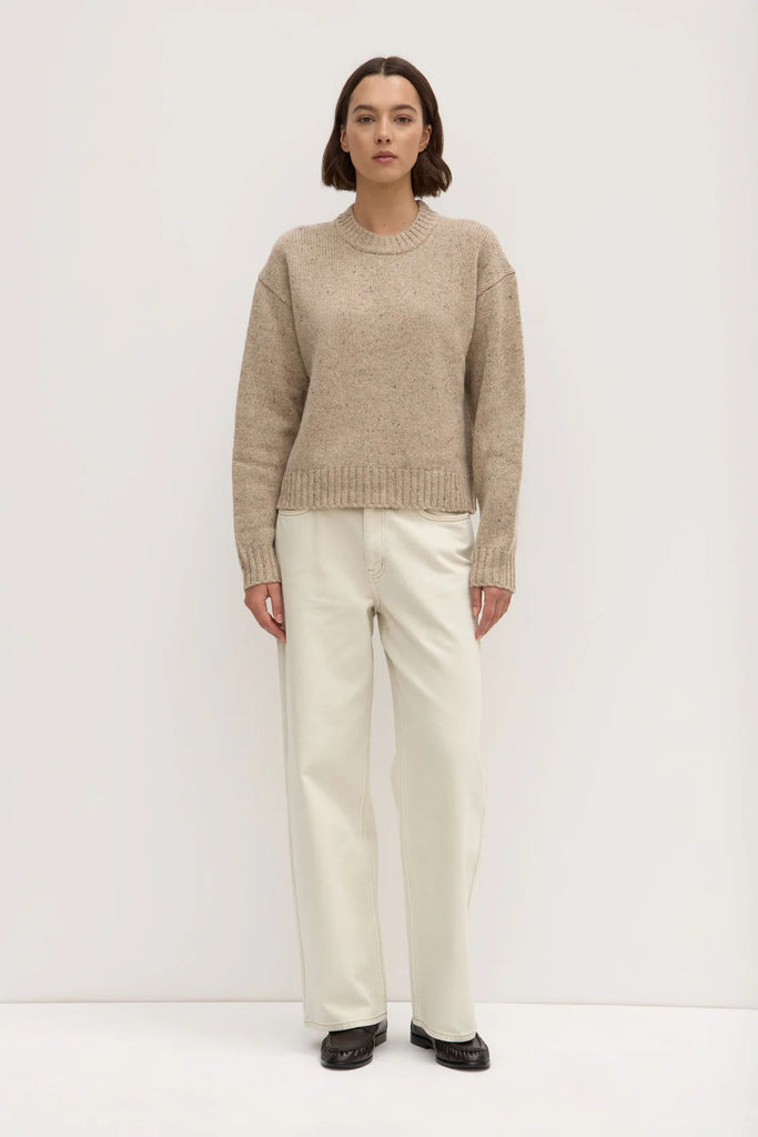 Assembly - Beau WOol Merino Knit - Stone Marle