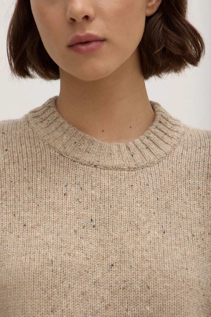 Assembly - Beau WOol Merino Knit - Stone Marle