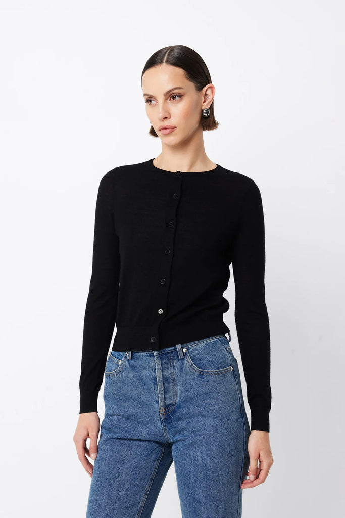 Mossman - Maine Cardigan - Black