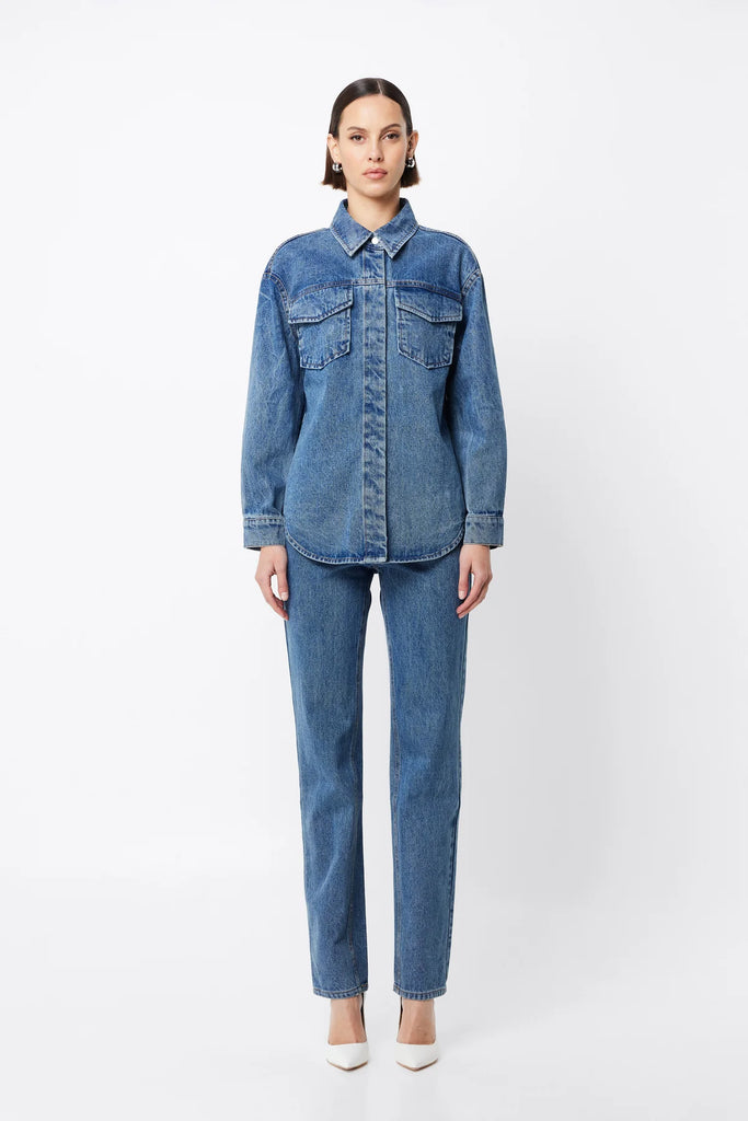 Mossman -Bexley Shirt - Dark Blue